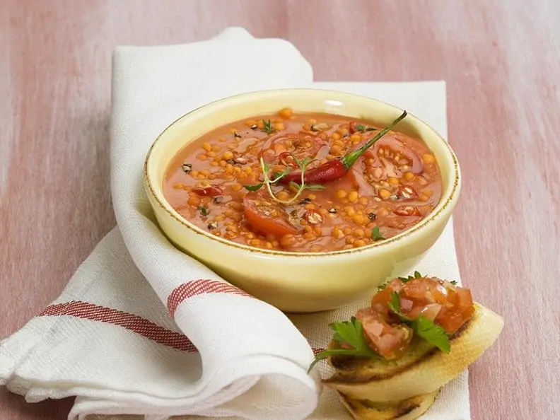 Rote Linsensuppe