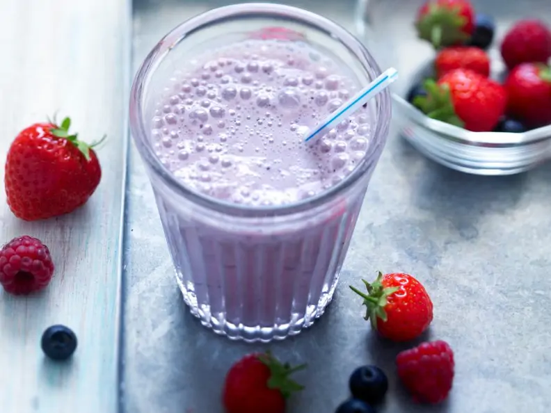 Beeren-Milchshake