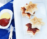 Sternförmige Sandwiches