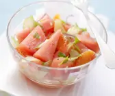 Wassermelonen-Orangen-Salat