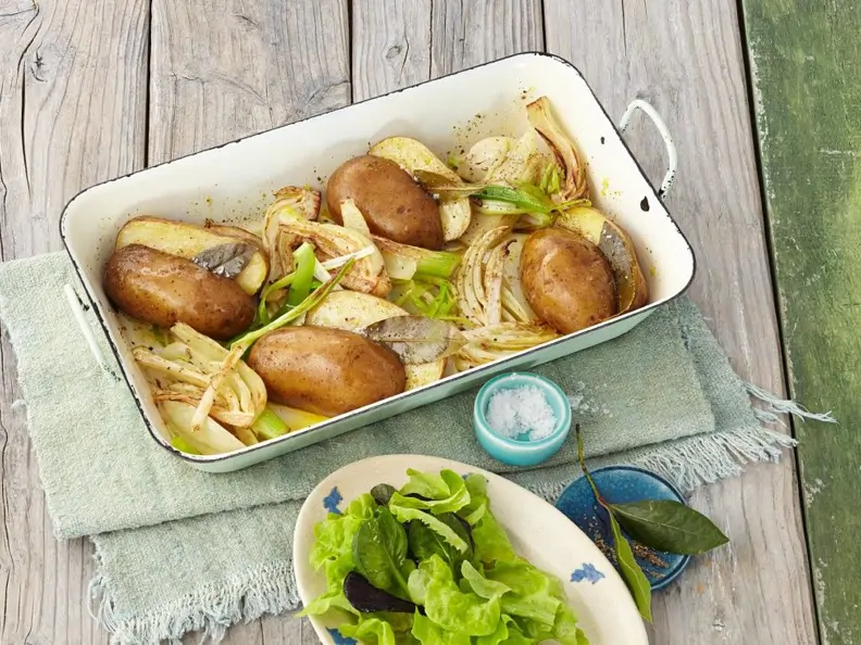 Backkartoffeln mit Fenchel