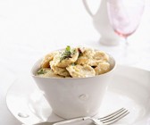 Ravioli mit Süßkartoffelfüllung