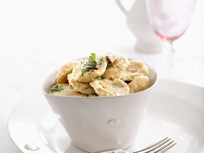 Ravioli mit Süßkartoffelfüllung