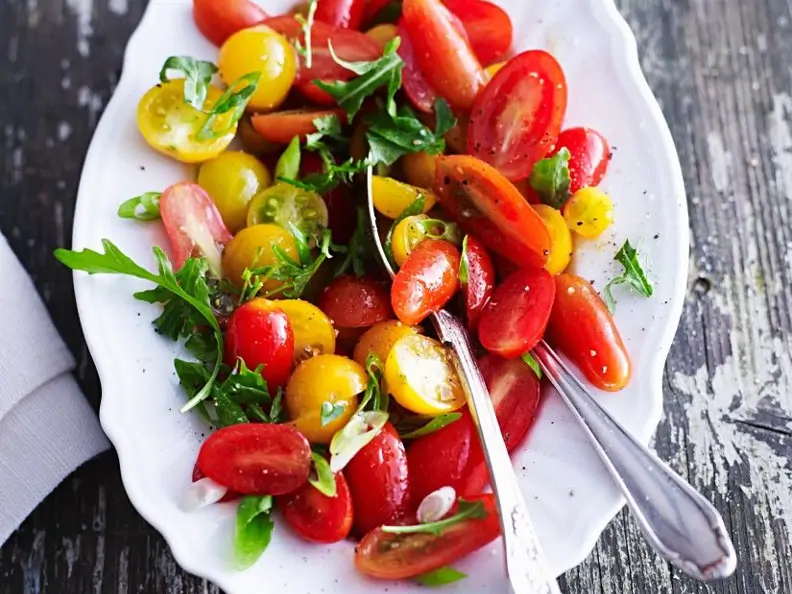 Tomaten-Rauke-Salat