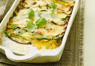 Gemüsegratin mit Mozzarella