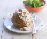 Ofenkartoffeln mit Hüttenkäse