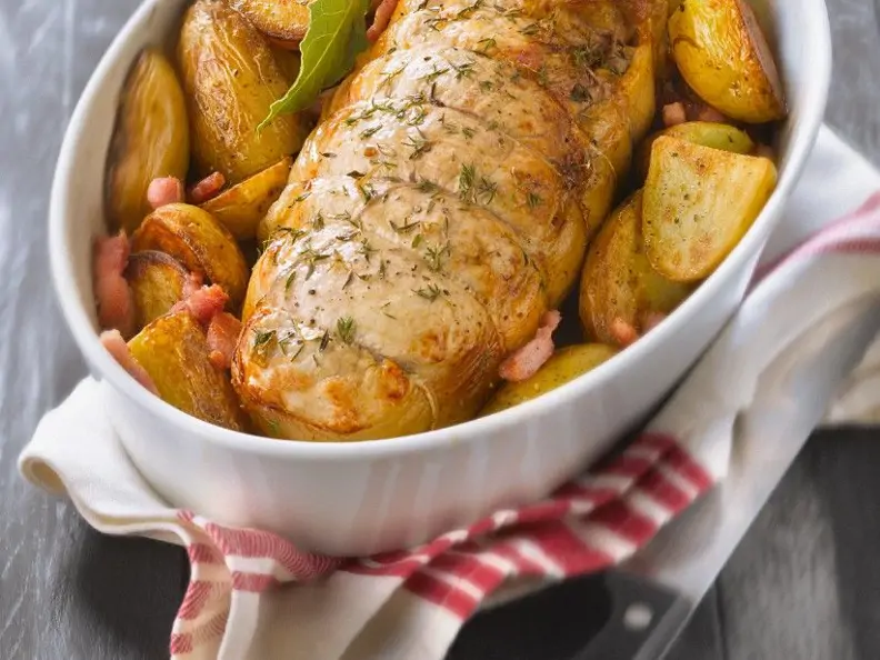 Schweinebraten mit Kartoffeln