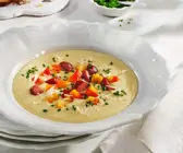 Düsseldorfer Senfsuppe mit Kartoffeln