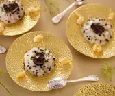 Tartar von der Jakobsmuschel mit schwarzem Trüffel