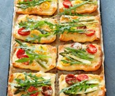 Spargel-Tomaten-Tarteletts