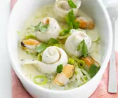 Seezunge und Muscheln in Biersauce