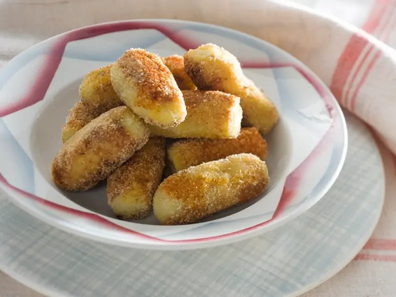 Knusprige Fischkroketten