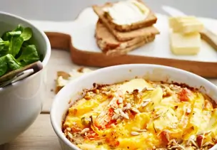Karotten-Pastinaken-Gratin