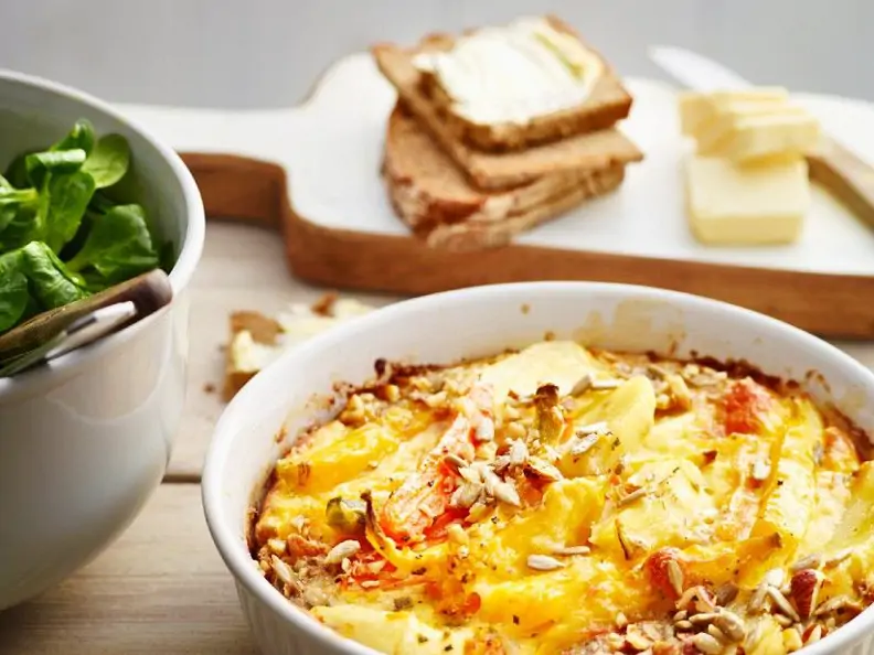 Karotten-Pastinaken-Gratin