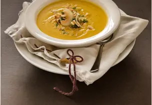 Kokos-Süßkartoffelsuppe