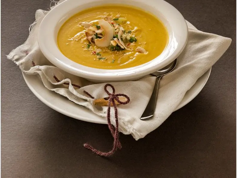 Kokos-Süßkartoffelsuppe