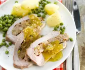 Gefüllter Kalbsbraten
