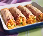 Cannelloni aus Schinken und Reis