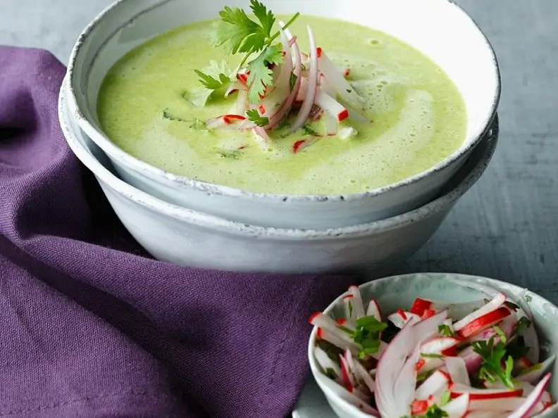 Scharfe Erbsensuppe