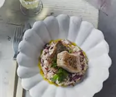 Risotto mit Radicchio und Karpfen