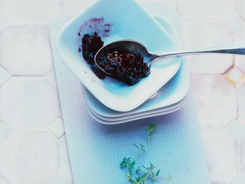 Zitronengras-Brombeer-Marmelade