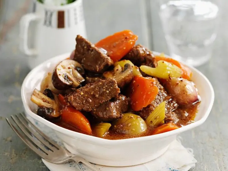 Rinderragout mit Biersauce