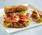 Käse-Schinken-Sandwich