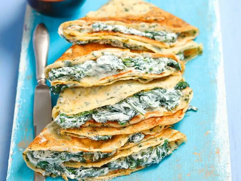 Spinat-Ricotta-Crêpes