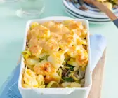 Hackfleisch-Lauch-Auflauf mit Ananas