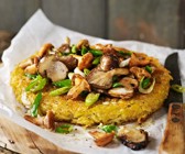 Kartoffelrösti mit Pilzen