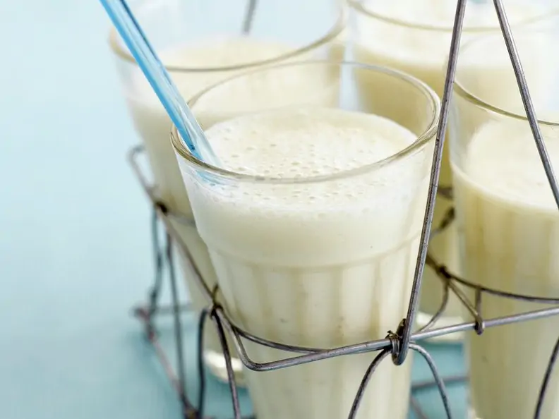 Milchshake mit Banane
