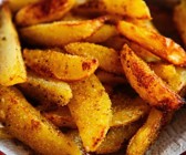 Frittierte Kartoffelecken