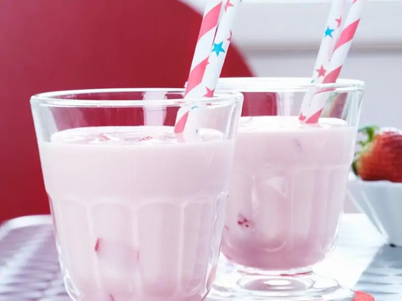 Erdbeer-Vanille-Shake
