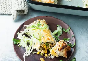 Überbackene Enchiladas