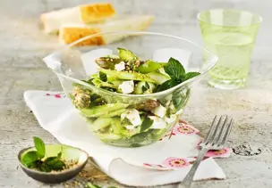Grüner Spargelsalat 