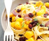 Pasta mit Kürbis