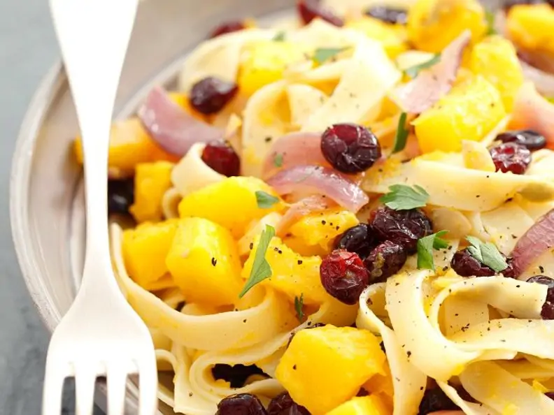 Pasta mit Kürbis