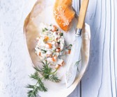 Frischkäse-Lachsaufstrich