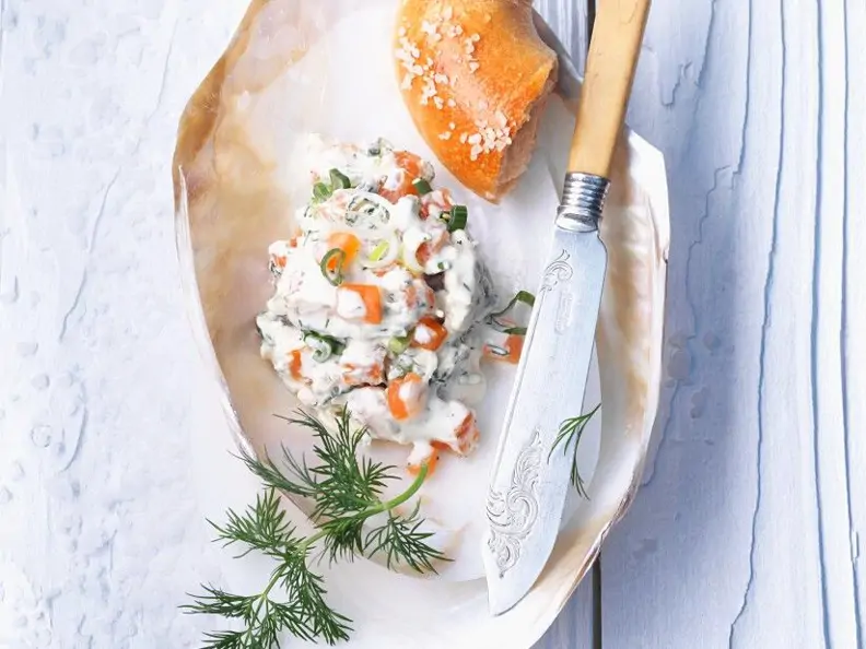 Frischkäse-Lachsaufstrich