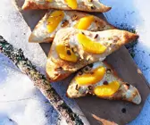 Süße Orangen-Ricotta-Pizza