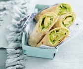 Avocado-Bohnen-Wraps