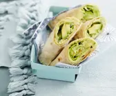 Avocado-Bohnen-Wraps