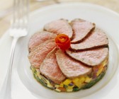 Lammfilet auf provenzialischem Gemüse
