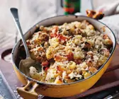 Nudelgratin mit Gemüse