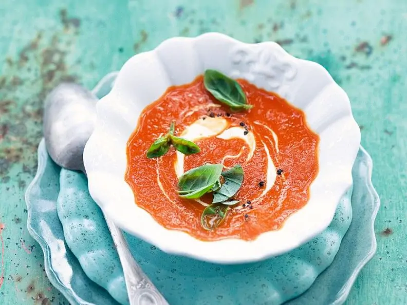 Scharfe Tomatensuppe