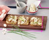 Champignon-Käse-Toasts