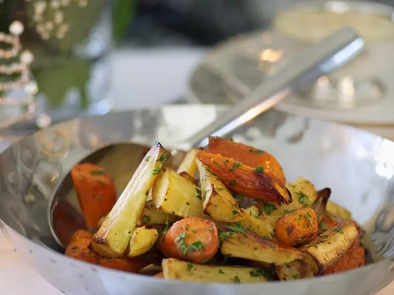 Weihnachtliches Ofengemüse (vegan)