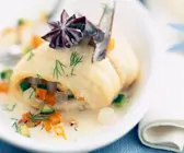 Seezungenfilets mit Gemüsefüllung