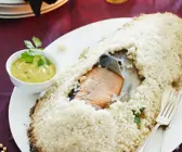 Fisch in Salzkruste