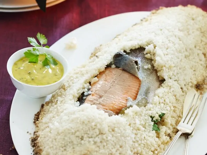 Fisch in Salzkruste